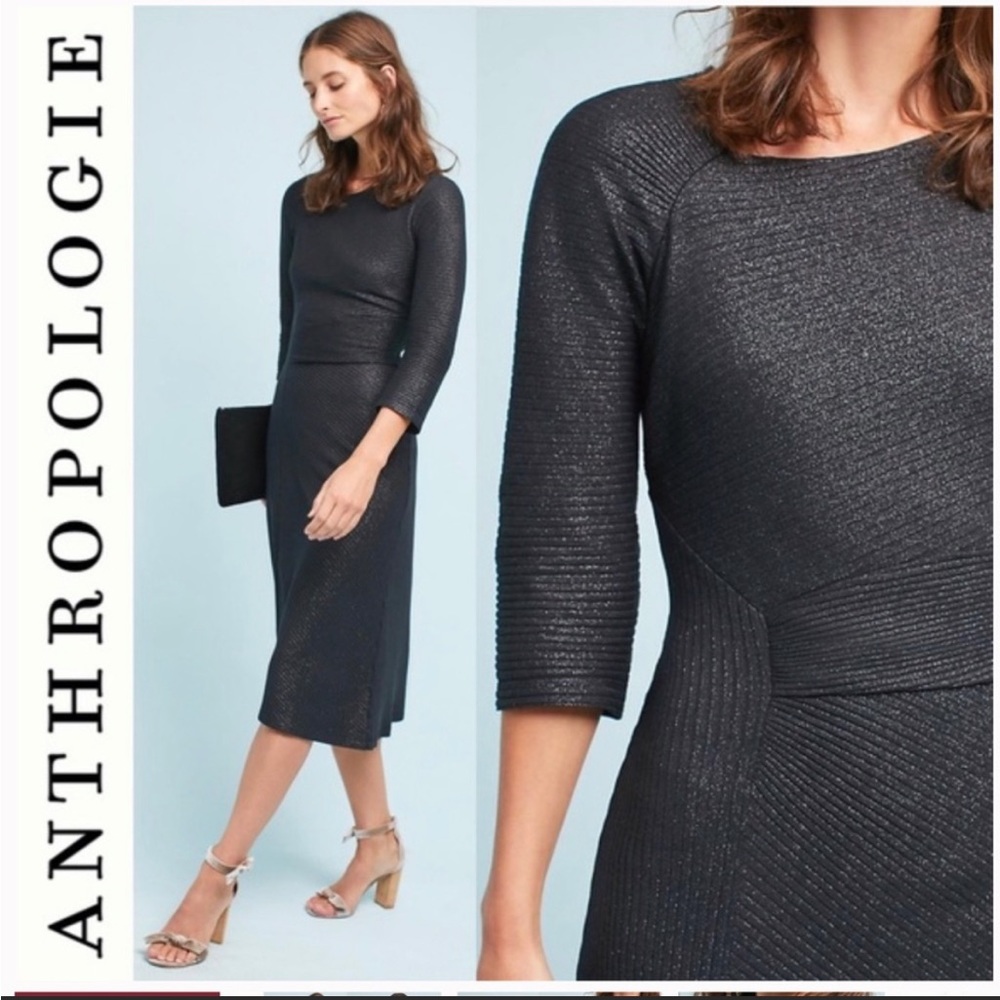 Akemi + Kin Small Back Sparkle Midi Dress